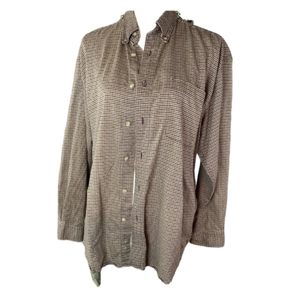 Ivy Crew Classics Men’s Large Multicolor Striped Cotton Button Down